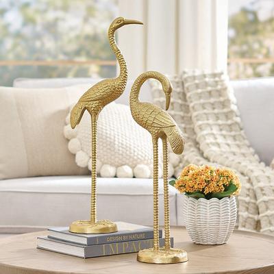Brass Stork, Set Of Two - Grandin Road