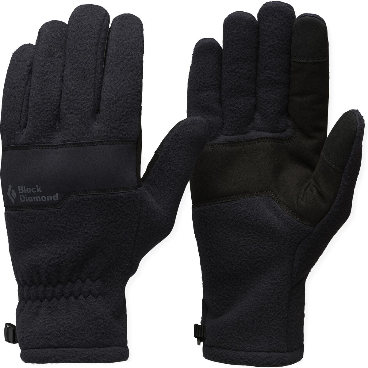 Black Diamond Everyday Fleece Gloves black (0002) MED BD8017480002MED1