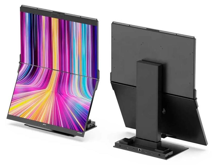 Mobile Pixels Geminos X, 61 cm (24"), 2560 x 1440 Pixel, Quad HD, Schwarz