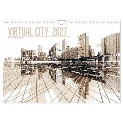 VIRTUAL CITY 2027 CH-Version (Wandkalender 2027 DIN A4 quer), CALVENDO Monatskalender