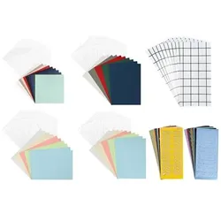 KARIN JITTENMEIER Grußkarten-Set Stickerbogen Schriften, Karten & Umschläge, 150tlg.