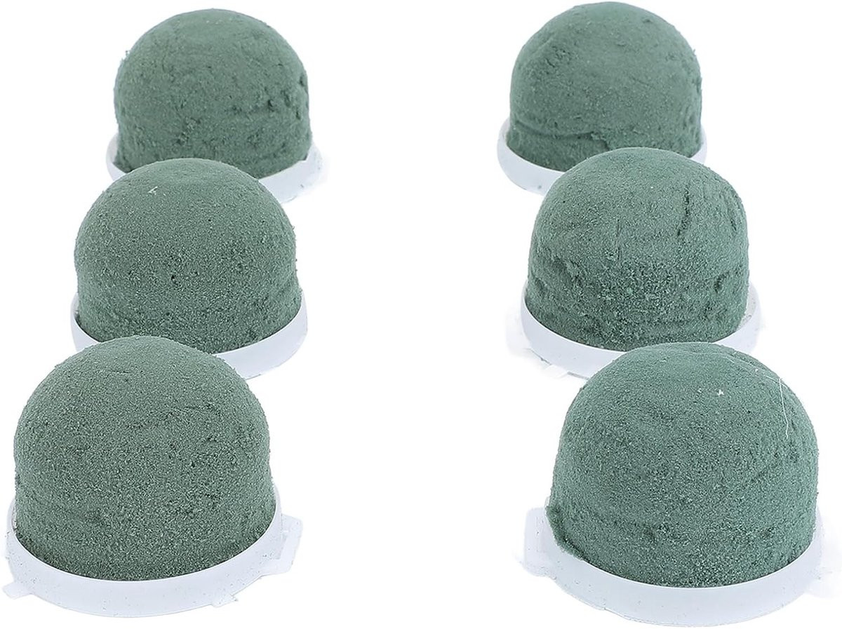 24 Stuks Mini Ball Foam Houder voor Bloemstukken en Wijnfles Versiering met Chiffonlint
