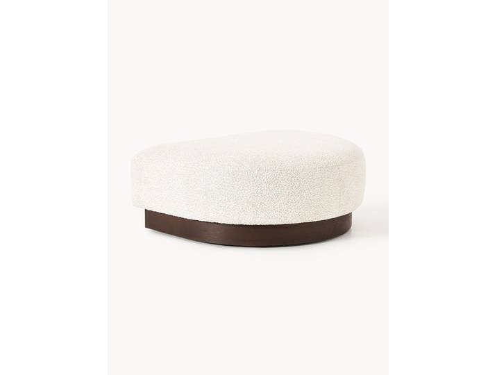 Sofa-Hocker Natalie aus Teddy-Bouclé