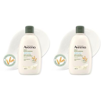Aveeno Daily Moisturising seifenfreies Duschgel 2x 2x500 ml