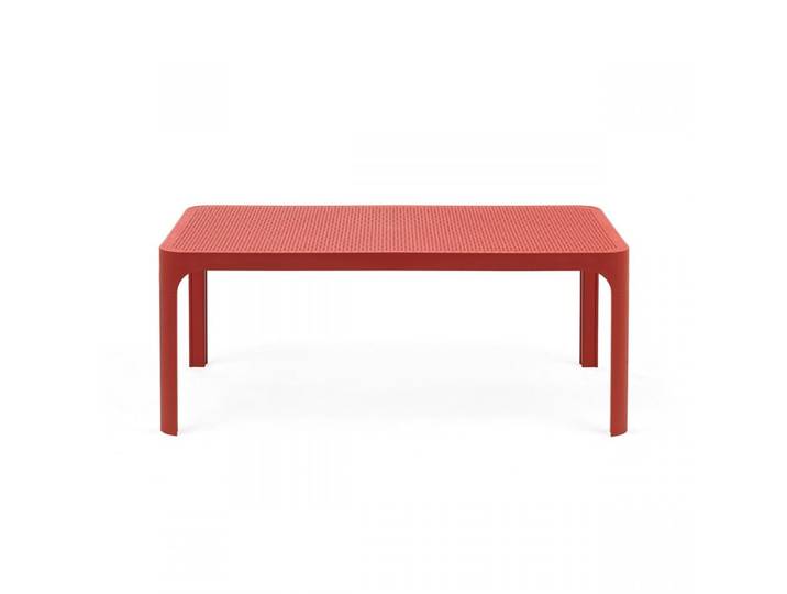 NARDI table basse pour extérieur NET TABLE 100 (Corail - Polypropylène PRV)