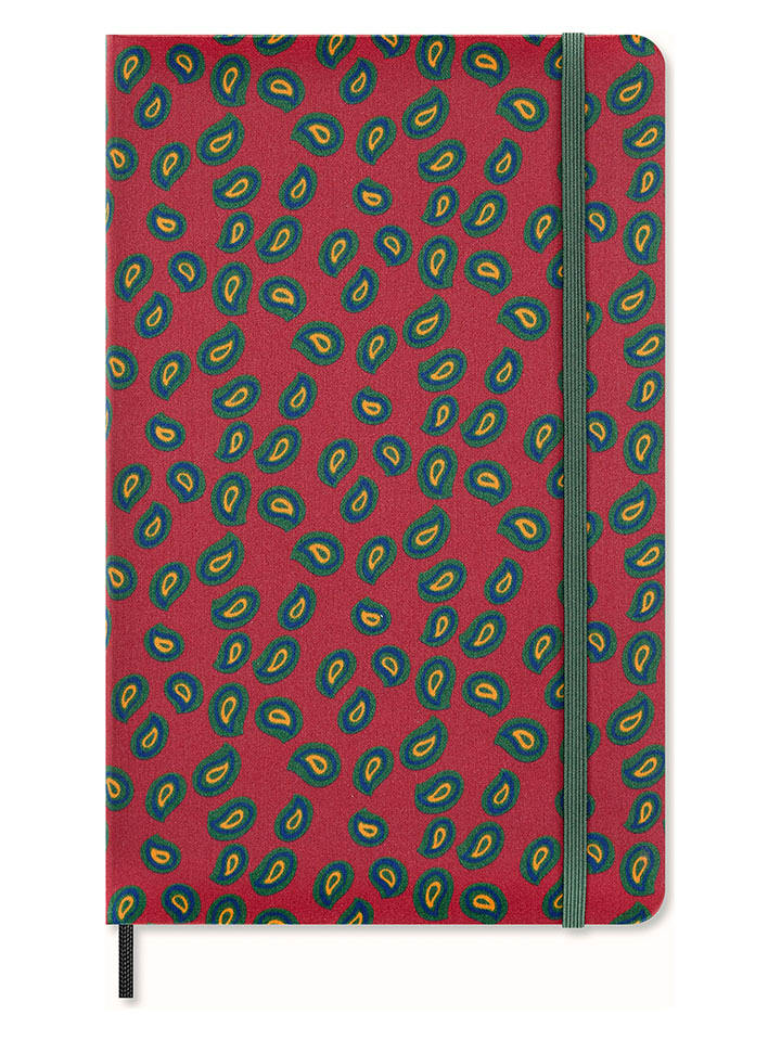 Moleskine Liniertes Notizbuch ''Le Professional'' in Rot/ Grün- (B)13 x (H)21 cm - onesize