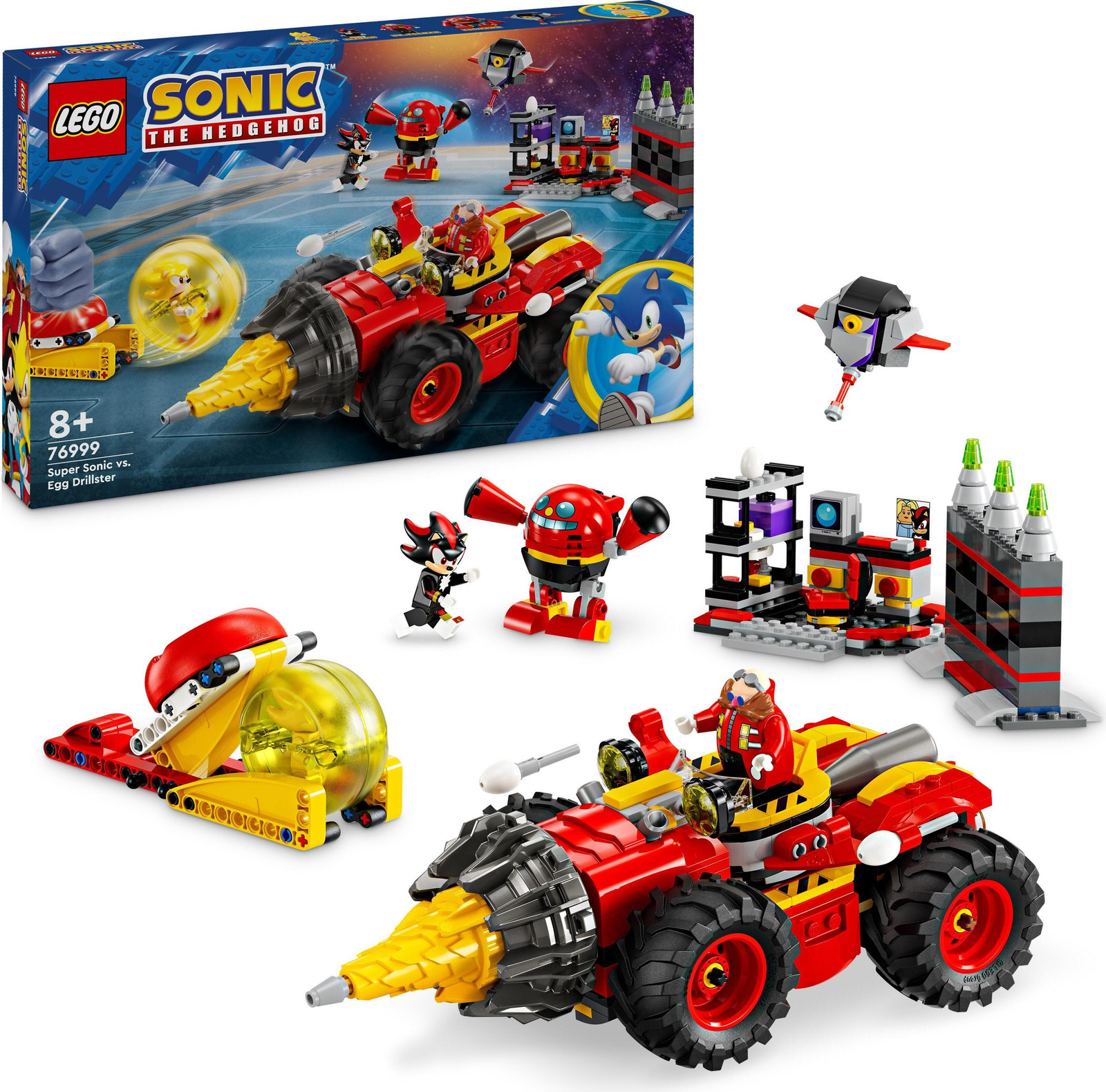 LEGO Sonic Super Sonic vs Egg Drillster 76999