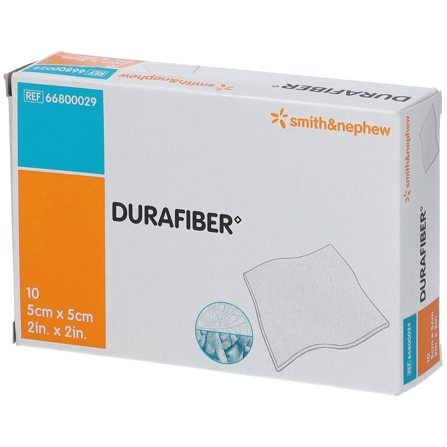 Durafiber Verband 5x5cm 10 St