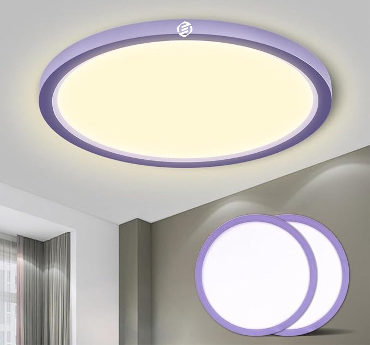 Equivera Badkamerplafondlamp - LED - Wit - IP44