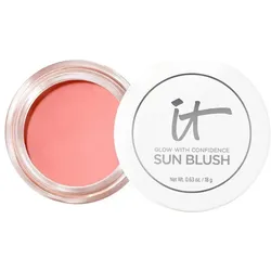 It Cosmetics, Blush, Glow with Confidence Sun Cream Blush Blendable Buildable Blush Bronzer für einen Hauch von Sonne (Fair Light)