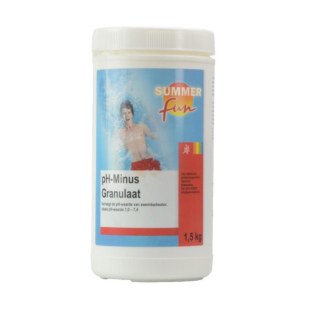 Zomerplezier pH-balancer voor water, granulaat, 1,5 kg