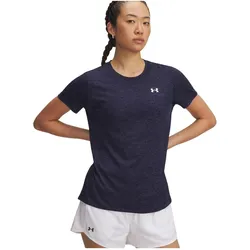 Under Armour, Damen, Sportshirt, Tech Ssc- Twist - midnight navy (L), Blau