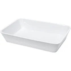 Auflaufform KÜCHENPROFI BURGUND (BHT 20,50x6,20x30 cm) - weiß - BHT 20,50x6,20x30 cm