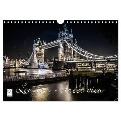 London - street view (Wandkalender 2026 DIN A4 quer), CALVENDO Monatskalender
