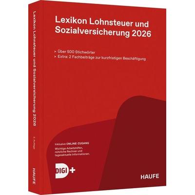 Lexikon Lohnsteuer und Sozialversicherung 2026 plus Onlinezugang, Taschenbuch von , Haufe-Lexware, 978-3-648-19269-6