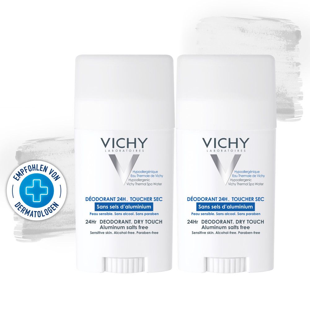 Vichy DEO Stick hautberuhigend 2x40 ml Stifte