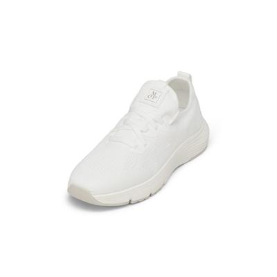 Sneaker MARC O'POLO "aus recyceltem Polyester", Damen, Gr. 41, weiß, Obermaterial: 100% Polyester, unifarben, Schuhe Sneaker