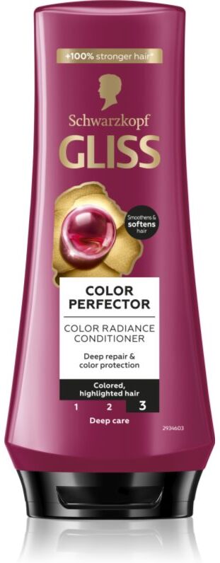 Schwarzkopf Gliss Color Perfector après-shampoing protecteur pour cheveux colorés 200 ml