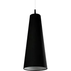 Pendel Leuchte Decken Hänge Beleuchtung Wohn Ess Zimmer Tisch Textil Lampe schwarz Spotlight 1117104