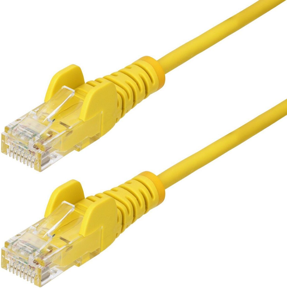 StarTech.com Slim Cat6 Ethernet Patch Cable 1m - Yellow