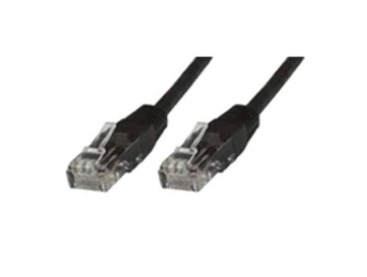 MicroConnect UTP CAT5E 1M ZWART PVC, UTP501S, S1-TP