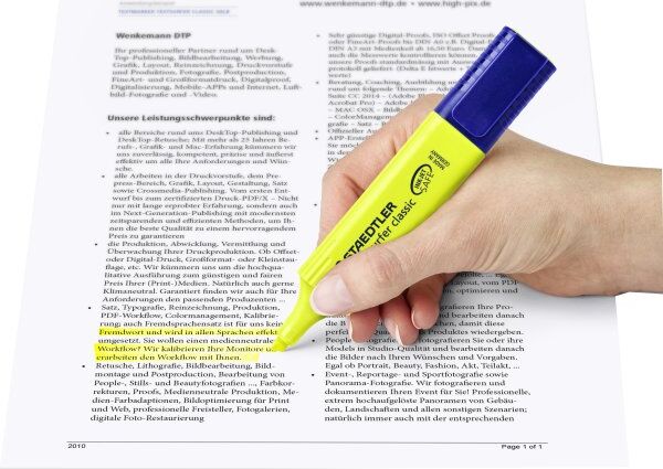 Staedtler Highlighter   Rød
