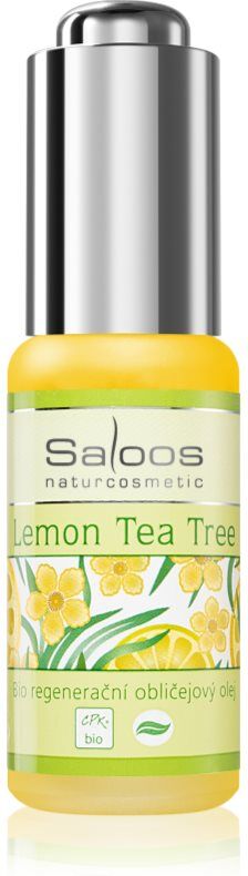 Saloos Bio Skin Oils Lemon Tea Tree regenerating oil for oily and problem skin 20 ml