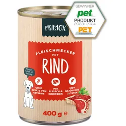 Primox Hunde Nassfutter mit Rind 6 x 400g 6x400 g
