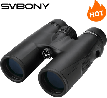 Uplift Curations SVBONY SV47 HD Waterproof Binoculars 8x32 8x42 10x42 Professional BAK4 Prism Optics For Bird Watching & Adventures 10x42mm