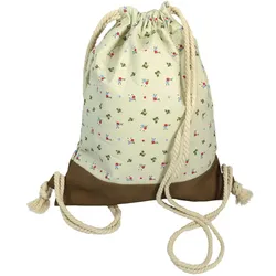 Freizeit-Büdel Blümchen beige 701