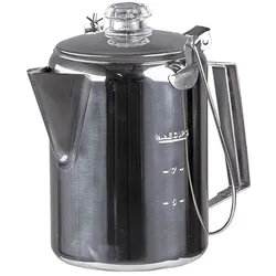 Kaffeekanne / Percolator für 9 Tassen - Stainless Steel