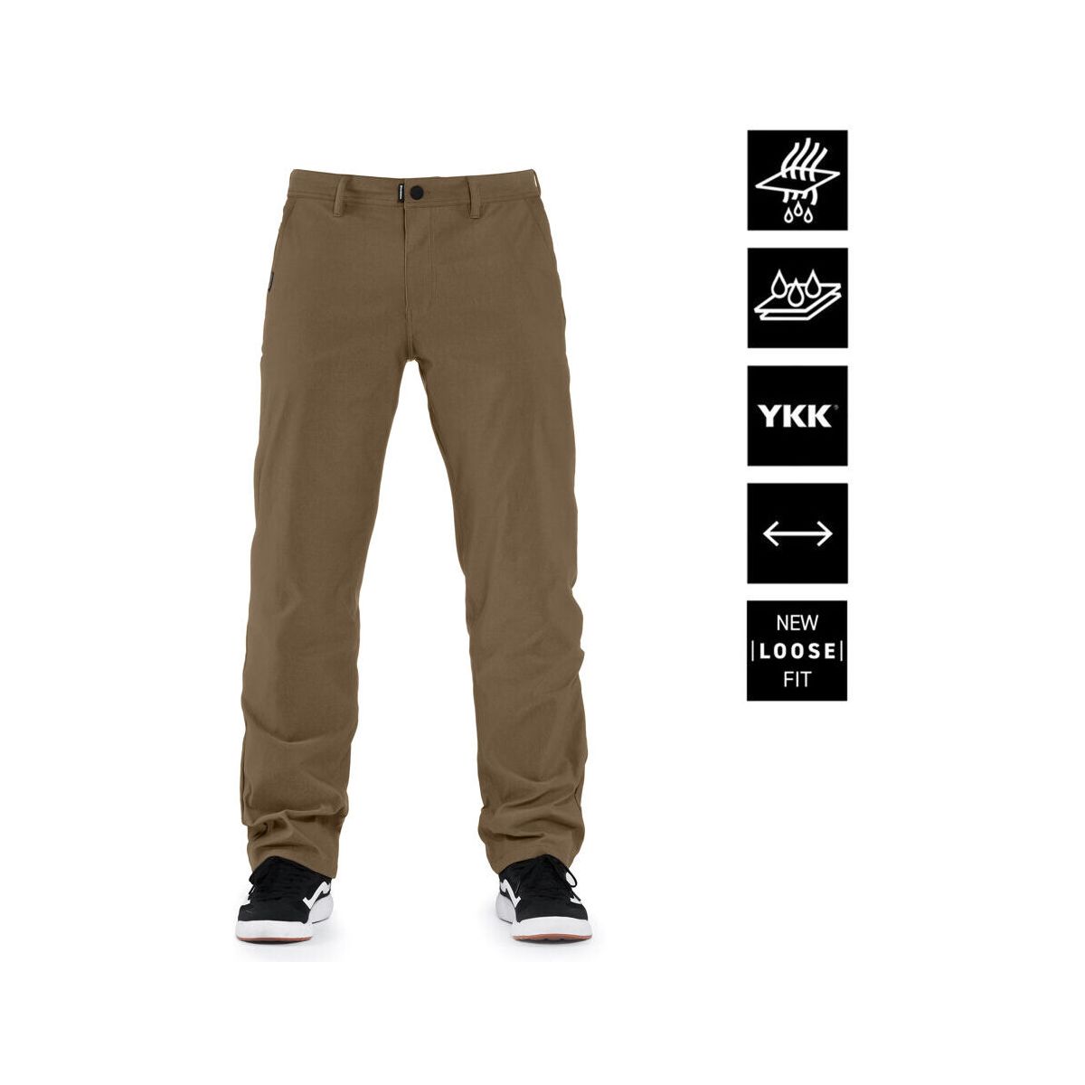 Horsefeathers Reverb Loose Tech Pants desert 34 TM076A-desert-34