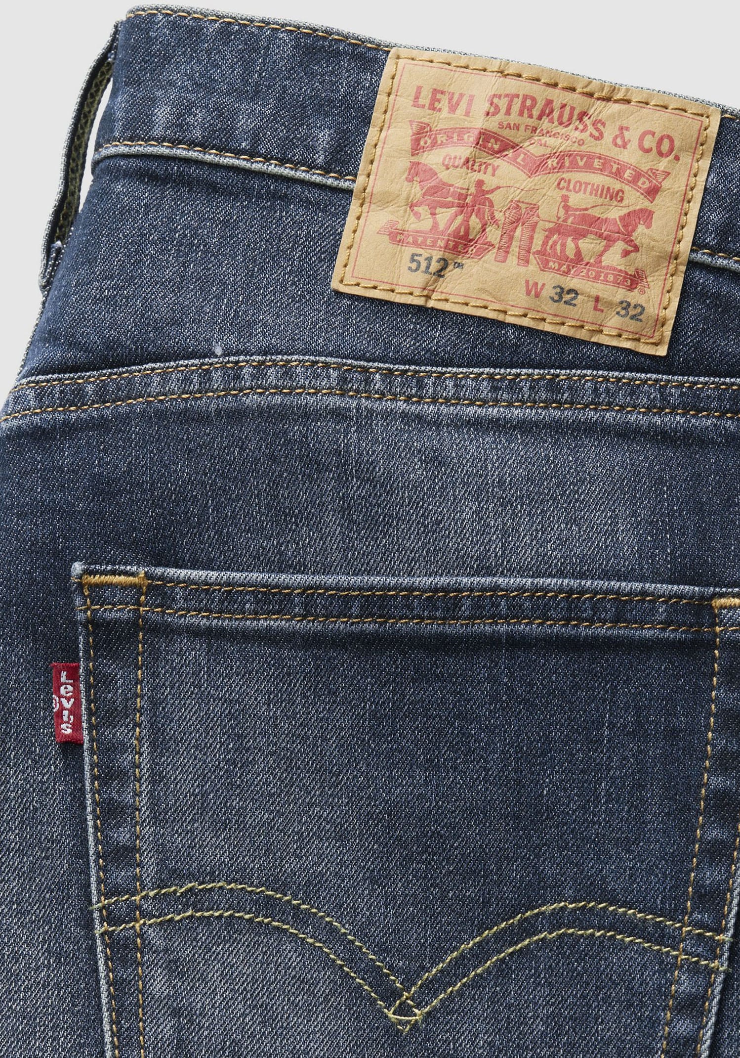 Levi's Levis "512 Slim Taper Fit" mit Markenlabel for the thrill adv 30, Länge 30