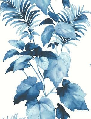 Harry & Grace Leaf Stripe Peel and Stick Wallpaper