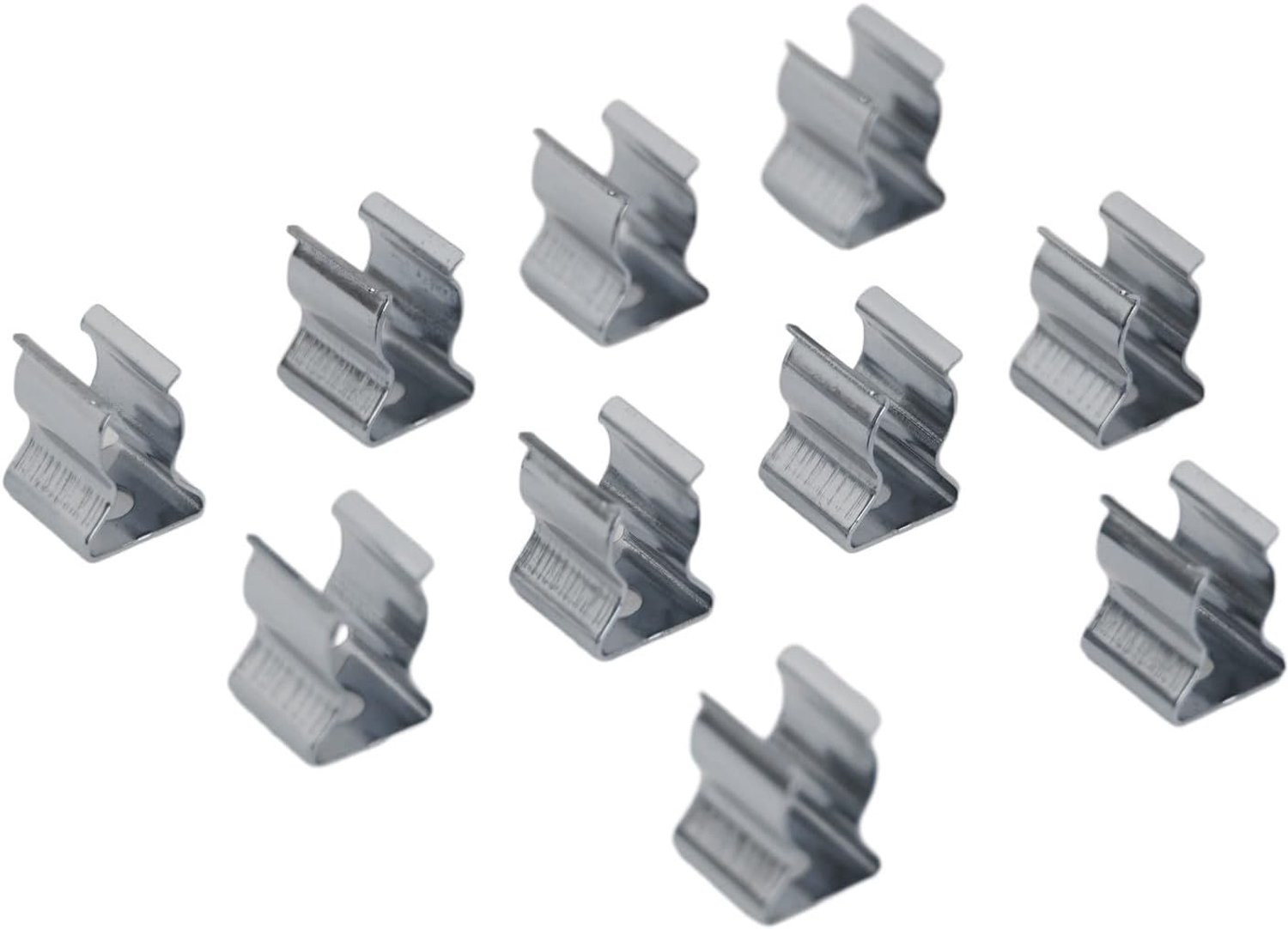 10 stuks stalen gereedschap clips voor opslag van badstof en schuurwerk, 6 mm