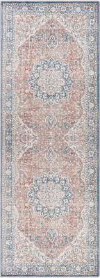 Livabliss Traditional Colin Medallion Washable Area Rug