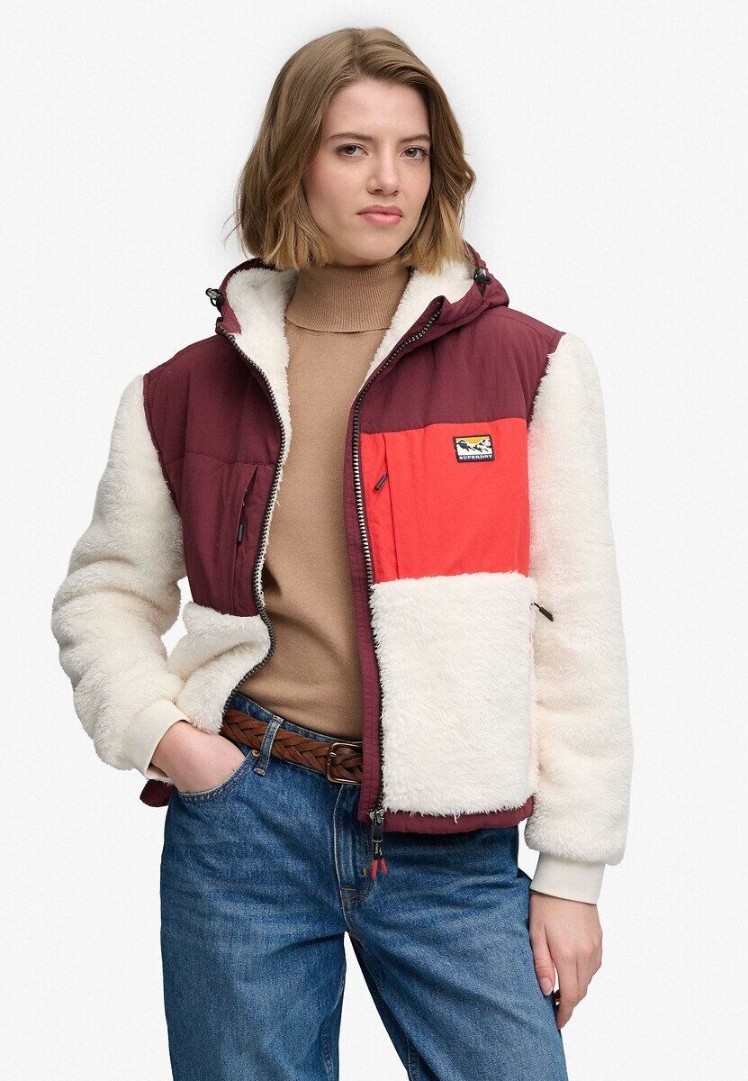 SUPERDRY Super Soft Hybrid Full Zip Jacket