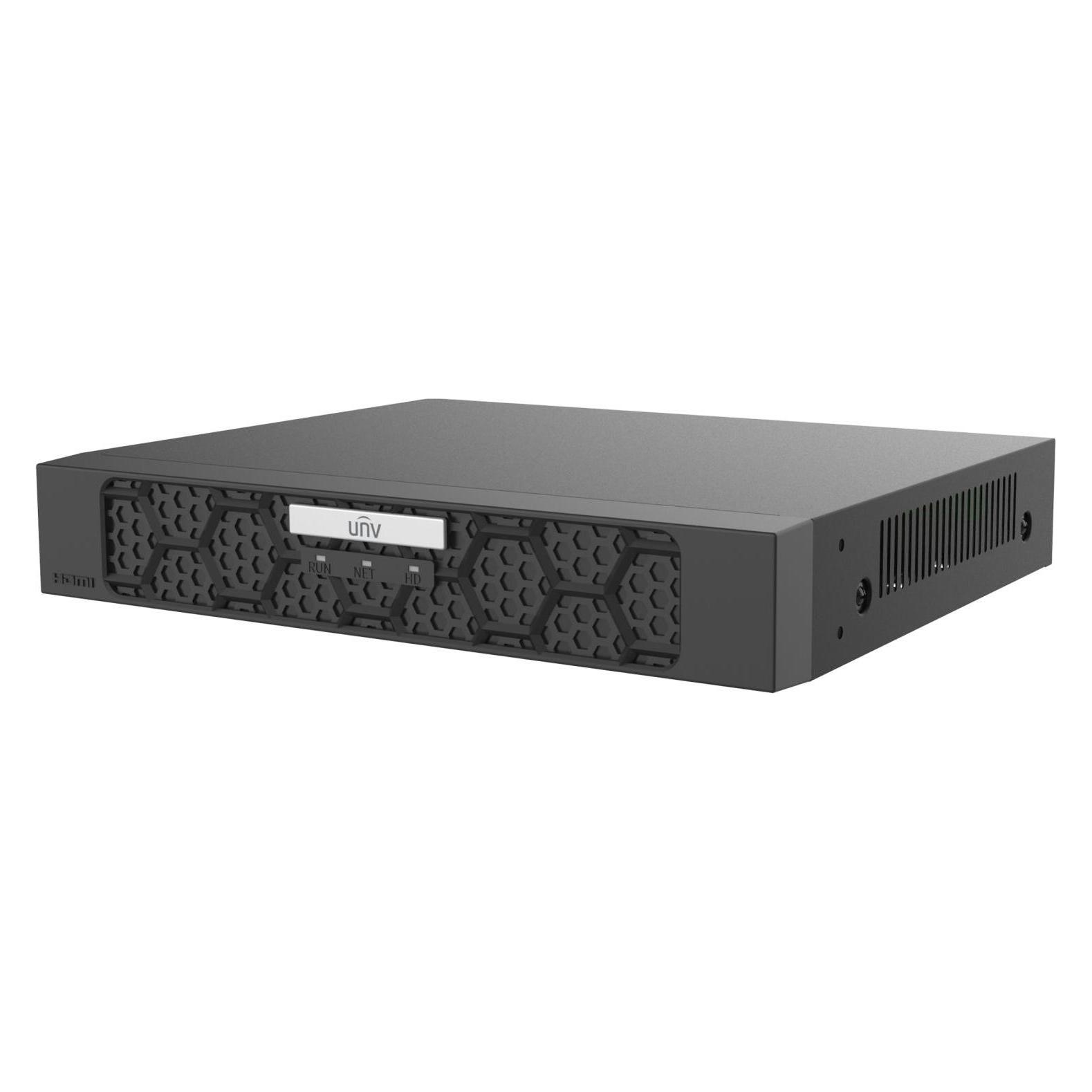 Uniview 8-Kanal-NVR mit 1 Festplattensteckplatz (IQ) (Netzwerk Videorecorder (NVR)) (NVR501-08B-IQ)