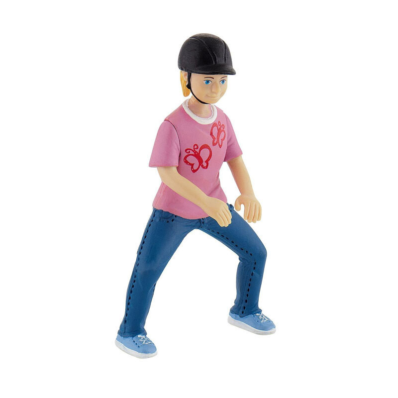 Bullyland Animal World Figuur Emily het meisje te paard 8 cm