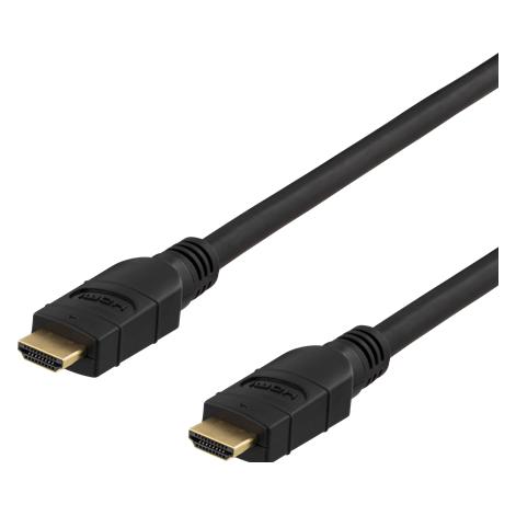 Deltaco Prime HDMI cable HDMI Type A (Standard) Black (15 m) (HDMI-3150)