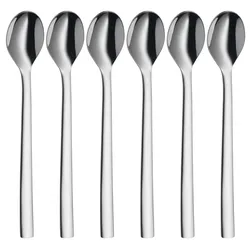 WMF Latte Macchiato Löffel 6tlg. Cromargan Silber