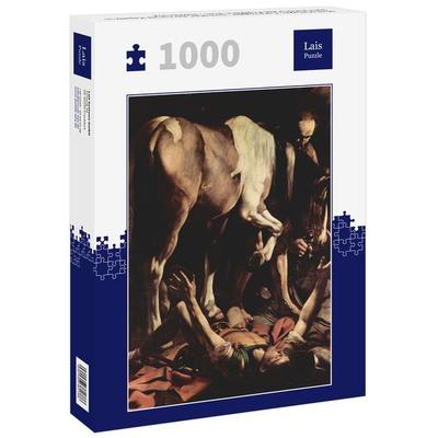 Lais Puzzle Michelangelo Caravaggio - Gemälde der Cerasi-Kapelle in Santa Maria del Popolo in Rom, Bekehrung 1000 Teile