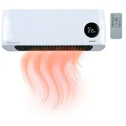 Alpina Elektrischer Ventilator und Heizung - Ventilatorkonvektor 1000-2000W - Weiß