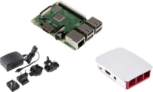 Raspberry Pi Essentials Kit 3 B 1GB 4 x 1.2GHz inkl. Netzteil, inkl. Gehäuse