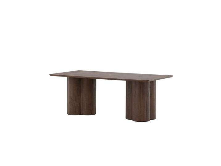 Livetastic Couchtisch, Mokka, Holz, Pappel, rechteckig, zylindrisch, 60x45x120 cm, Wohnzimmer, Wohnzimmertische, Couchtische