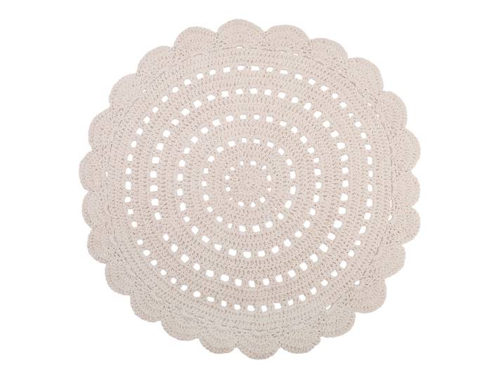 Kinderteppich Hildur ecru Baumwolle 120 x 120 cm - Kinderteppich