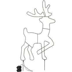 Star Trading, LED Weihnachtsdeko, Silhouette Cupid