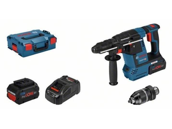Perceuse à percussion sans fil - BOSCH PROFESSIONAL - GBH 18V-26F - 2\,6 J - 2 batteries ProCore 5\,5 Ah - Contrôle KickBack
