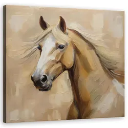WANDBILD tiere vintage pferd