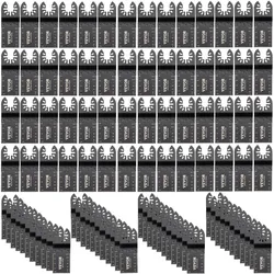 VEVOR 100x Multitool Sägeblätter Oszillierendes Zubehör Set HCS+Edelstahl Multitool Segmentsägeblatt 1-3/8 Zoll Multifunktionswerkzeug Zubehör Set 45-47 HRC